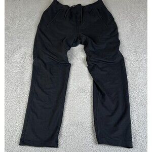 Lululemon Cross Cut Pants Men XL Black Stretch Media Coin Pocket Running Workout